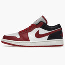 Jordan 1 Low Reverse Black Toe (women's)