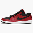 Jordan 1 Low Reverse Bred Pebbled Swoosh