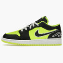 Jordan 1 Low Se Black Cat Volt (gs)