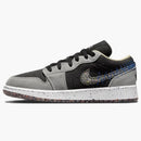Jordan 1 Low Se Crater Grey Black (gs)