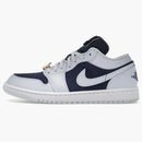 Jordan 1 Low Se Football Grey White Gym Red Midnight Navy (women's)