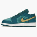 Jordan 1 Low Se Geode Teal Metallic Gold (gs)