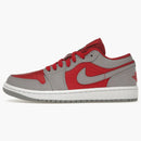 Jordan 1 Low Se Homage Split Gym Red Cement Grey (women's)