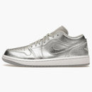 Jordan 1 Low Se Metallic Silver (women's)