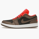 Jordan 1 Low Se Newsprint Olive Grey (women's)