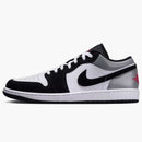Jordan 1 Low Se White Fire Red Black Matte Silver