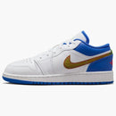 Jordan 1 Low Se White Hyper Royal Iridescent Swooshes (gs)