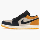 Jordan 1 Low Sail University Gold Black