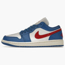 Jordan 1 Low Sport Blue Gym Red (women's)