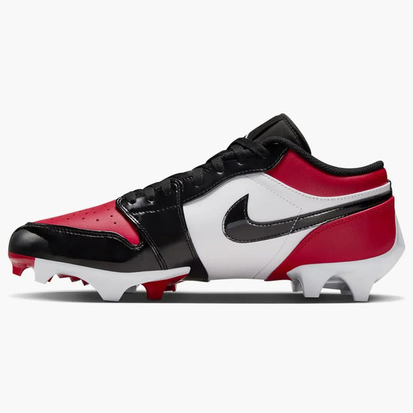 Jordan 1 Low Td Cleat Patent Bred Toe