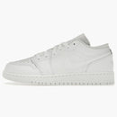 Jordan 1 Low Triple White (2023) (gs)