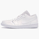 Jordan 1 Low Triple White Fog Grey