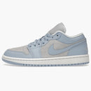 Jordan 1 Low Football Grey Aluminum (women's)