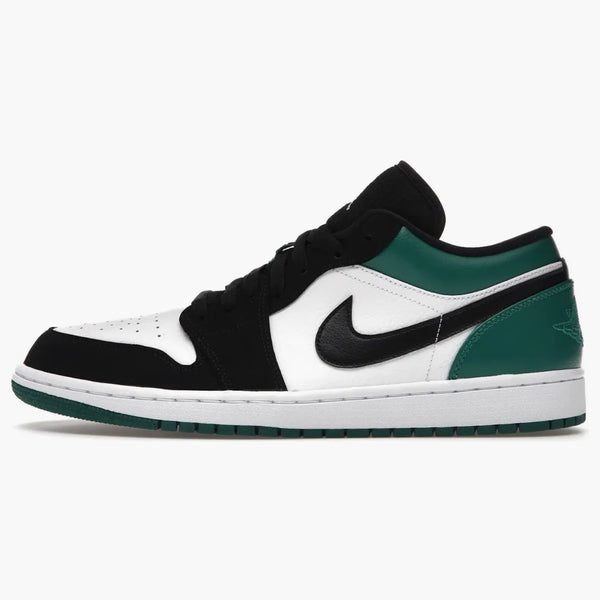 Jordan 1 Low White Black Mystic Green