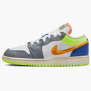 Jordan 1 Low White Coconut Milk Ghost Green Laser Orange (gs)