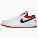 Jordan 1 Low White University Red Black