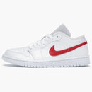 Jordan 1 Low White University Red (women's)