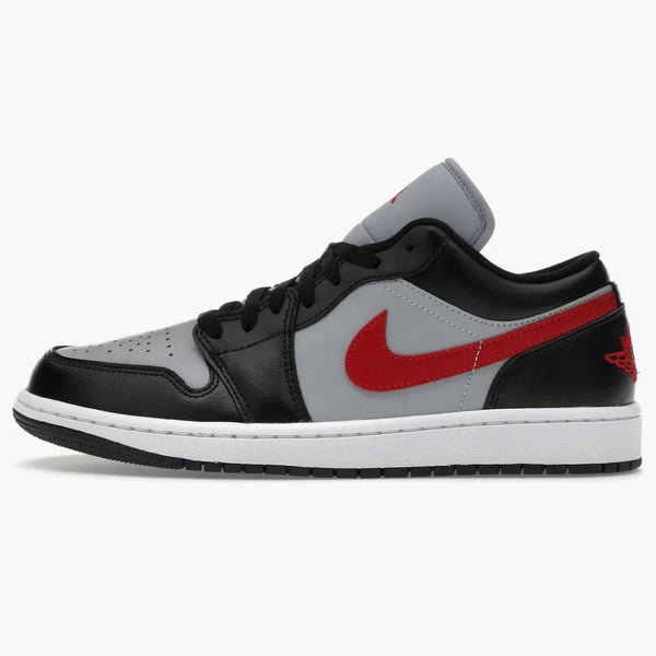 Jordan 1 Low Wolf Grey Gym Red (women's)