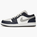 Jordan 1 Low Wolf Grey Midnight Navy