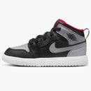 Jordan 1 Mid Alt Black Fire Red White Cement Grey (ps)