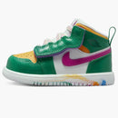 Jordan 1 Mid Alt Malachite White University Gold Active Pink (td)