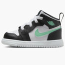 Jordan 1 Mid Alt White Black Green Glow (td)
