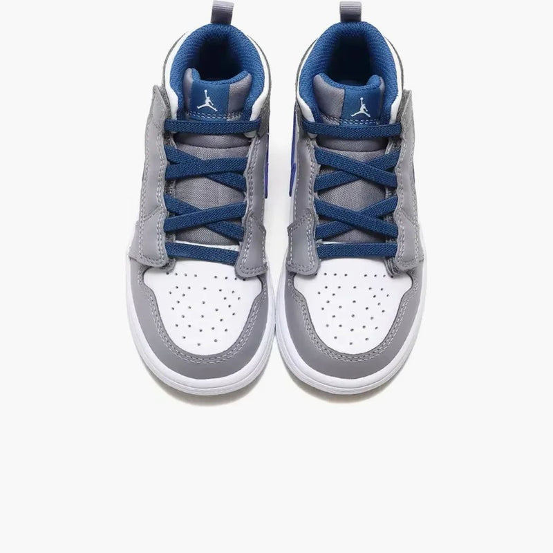 Jordan 1 Mid Alt Cement Grey True Blue (td)