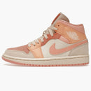 Jordan 1 Mid Apricot Orange (women's)