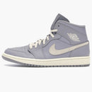 Jordan 1 Mid Atmosphere Grey Pale Ivory (women's)