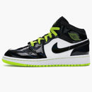 Jordan 1 Mid Black Cyber Mystic Green (gs)