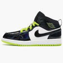 Jordan 1 Mid Black Cyber Mystic Green (ps)