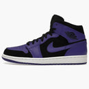 Jordan 1 Mid Black Dark Concord