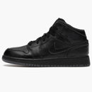 Jordan 1 Mid Black Dark Grey Outsole (gs)