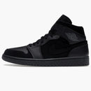 Jordan 1 Mid Black Dark Smoke Grey