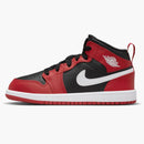 Jordan 1 Mid Black Gym Red (ps)