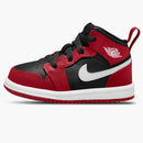 Jordan 1 Mid Black Gym Red (td)