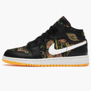 Jordan 1 Mid Black Laser Orange Bright Melon (gs)