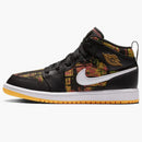 Jordan 1 Mid Black Laser Orange Bright Melon (ps)