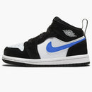 Jordan 1 Mid Black Racer Blue White (td)