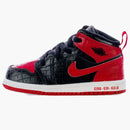 Jordan 1 Mid Black + Red = Bred (td)