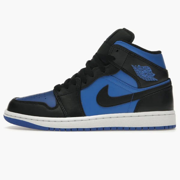 Jordan 1 Mid Black Royal Blue