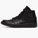 Jordan 1 Mid Black Snakeskin (women's)
