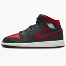 Jordan 1 Mid Black Summit White Varsity Red (gs)
