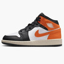 Jordan 1 Mid Black Toe Starfish (gs)
