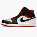 Jordan 1 Mid Gym Red Black Toe