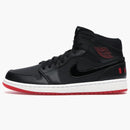 Jordan 1 Mid Black University Red
