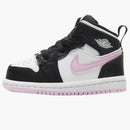 Jordan 1 Mid Black White Light Pink (td)
