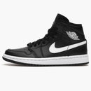 Jordan 1 Mid Black White (women's)