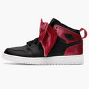 Jordan 1 Mid Bow Black Noble Red (gs)
