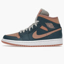 Jordan 1 Mid Dark Teal Green (women's)
